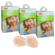 3m 테가덤 아이패치 사시교정 눈보호 안대, 3개, 20매입