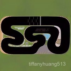 TURBO RACING 1:76迷你遙控車配件，場景賽道組，水泥墩跳台，模型跑道墊, 定製款漂移車專用賽道120*80CM 1,1：76, 1個
