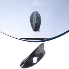 HIRUFAIT 렉서스 LS ES NX용 루프 샤크 핀 커버는 LX CT RC UX 액세서리 . 진짜 탄소 섬유 382775