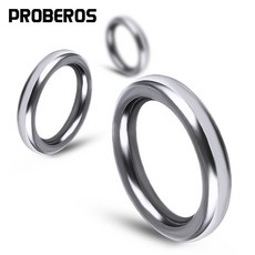 路亞增強別針 轉環 路亞 微物 輕岸拋 別針 不鏽鋼單圈 路亞環 壓扁環 路亞魚餌綁鉤 O形圈 實心單環, 銀色,1#（50個/包）, 1個