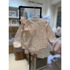 [압소바] 봄 40% /봄 부터 입기 좋은 얇은 두께감의 바디슈트 /귀여운 헤어밴드가 세트로*시도바디슈트*