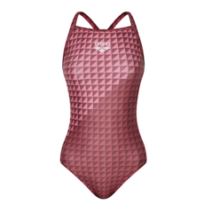 아레나 여성 실내 원피스 수영복 A5FL1LD07 RED