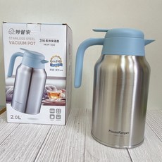妙管家 316不鏽鋼長效保溫壺 316保溫瓶 熱水保溫壺 1.6L/2.0L, 1個, 1.6L