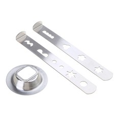 쿠키 프레스 부착 스테인리스 스틸 비스킷 페이스트리 액세서리 고기 다진 고기, 1개