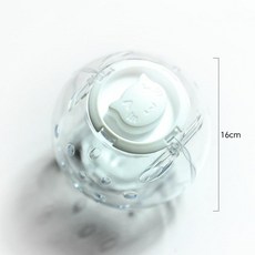 [다있지롱] 거북이 전용 실리콘 러닝볼 장난감 소형 운동용, 화이트 16cm 직경 9cm 개방형, 기본 모델명/품번