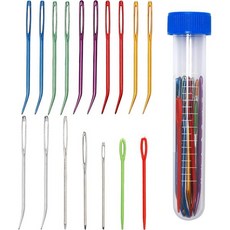 17개 실 바늘 코바늘 뜨개질용 대형 빅 아이 직조 태피스트리 구부러진, 17개 실 바늘 코바늘 뜨개질용 대형 빅 아이 직조 태