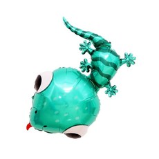 파충류장식 은박도마뱀 생일파티풍선