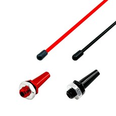 2PCS RC 보트 알루미늄 M6 안테나 마운트 베이스 선박용 자동차 DIY 모델 장난감 건축 부품(골드)용 튜브 슬리브 포함, Mix Color 2