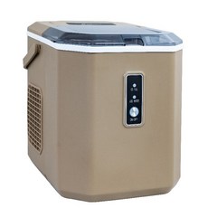 SANSUI 山水 微電腦自動子彈製冰機，快速製冰，操作簡單，居家辦公皆適用, 沙色 SI-M6D