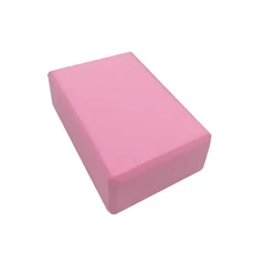 요가 빌딩 블록 큐브 필라테스 벽돌 강화 매트 스포츠 용품 운동 가정 장비 피트니스 Eva, Pink, 1개