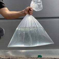 두꺼운 대형 투명 대용량 큰 비닐봉투 무독성 PE 김장비닐 이사비닐 매트리스, 45*75, 1개, 10개입, 표준 크기