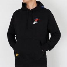 NIKE LOGO刺繡長袖連帽上衣+口罩