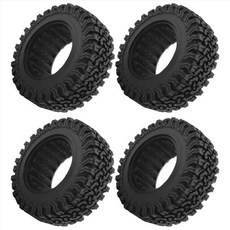 TRX4 D90용 RC 타이어 Axial용 SCX10 II III용 Redcat용 MST 110 크롤러 차량 부품 4개 세트 90mm 19 고무 휠