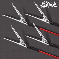 (MS130) 모식완조 도색집게 악어클립 리버스 역클립 10개입