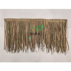 인조 지푸라기 10m 볏집 잔디 꾸미기 길이 초가 검은색 0 6m x 지붕 샛노란, 열융합 갈대 풀 1m x 50cm 방연