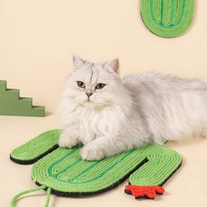벽스크래쳐 고양이스크래쳐 선인장스크래쳐 고양이, 1개, 선인장벽걸이스크래쳐