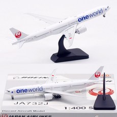 Aviation 일본JAL항공 B777-300ER 비행기 모형 항공기 다이캐스트 1:400, 1개, 비행기모형(단일제품)