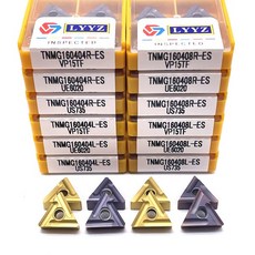 TNMG160404R TNMG160408R TNMG160404L TNMG160408L ES CNC 등급 초경 인서트 밀링 공구 터닝 블레이드, [10] TNMG160404R VP15TF