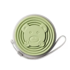 뚜껑이있는 5L 접이식 양동이 휴대용 접이식 양동이 세차 낚시 프로모션 욕실 주방 실리콘 양동이 야외 캠핑, 01