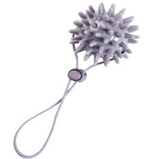 스트랩 악력기 공 지압볼 손 운동 손목 근육 재활, 그레이, 1개