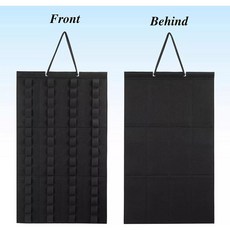 토미카 미니카 패브릭 수납함 벽걸이 펠트 수납가방 행잉 정리함, 차콜