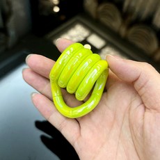 熱賣陶瓷系列扭扭樂寶石專注力訓練減壓神器小玩具tan解壓go, 陶瓷-春萌綠, 1個