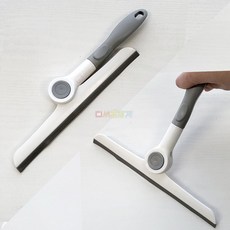 버튼식 각도조절 회전 스퀴지 물기제거 유리 물기 닦이, 1개