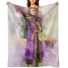 수채화 담요 이불 겨울 침대 장식용 소파, 2. 150x125cm(60x50in)