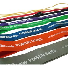 파워밴드 1단계 (옐로우) 턱걸이밴드 근력밴드 MD Buddy [동화스포츠 공식 제품], MD1353 파워밴드 3단계(블랙)