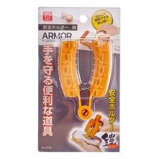 臺灣出貨 夾薑蒜器 磨薑夾蒜手動夾薑蒜器 護手器 家用蒜蓉器 大蒜壓蒜器 護手夾, 護手夾一個裝  黃色, 1個