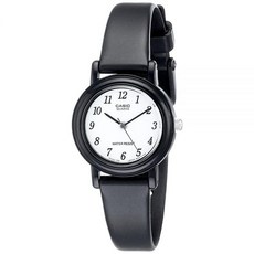 Casio 여성용 클래식 라운드 아날로그 시계 (LQ139B-1B)