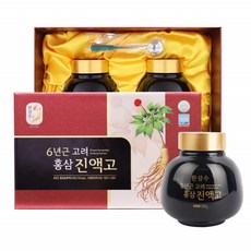 고려 홍삼고 6년근 고려홍삼 진액 농축액 떠먹는 홍삼, 500g, 2개