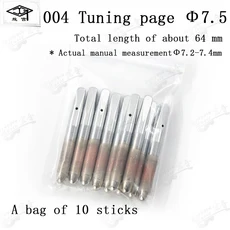 HUATOOL 피아노 액세서리 튜닝 유지보수 도구 피아노 부품 004 튜닝 페이지 (Φ7.0-7.5) 볼륨 스트링 스트, 06 GQ004-7.5(10PCS), 1개