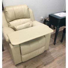 전동 리클라이너 의자 높이조절 체어 베이지 1인용 단품 네일샵 175도, 수동 160도 + 여성 발판, 웜 오프화이트