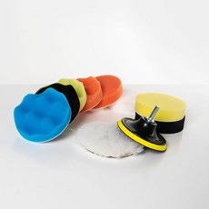 자동차 전동드릴 광택기 흠집제거 세차 차량용품 11종, 4in 11종SET