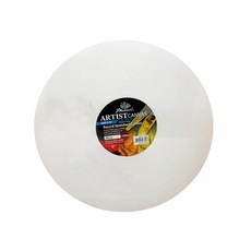스쿨문구 피닉스 면천 원형 캔버스 직경30cm 유화 아크릴 무지 액자 diy Canvas