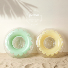 피코리코 투명 아기 유아 6개월 돌아기 보행기 튜브 감성, 1개, 베이지