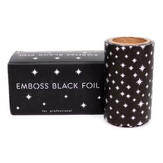 D 엠보스 블랙 염색호일, 1개