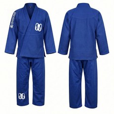 GRAPPLE GEAR 아동용 BJJ 도복 | 청소년 브라질 주짓수 기모노 | 가볍고 내구성 있는 면 무술 훈련 및 대회 도복(화이트 M2)