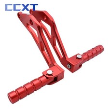 전기 오토바이 후면 발 페그 페달 브래킷 승객 발판, 1. Red, 기본