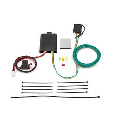 WeiSen 맞춤형 4핀 트레일러 배선 하네스 키트 견인 히치 하네스 플러그 앤 플레이 커넥터 포함 혼다 CR-V AWD 2017-2024 5세대 및 6세대와 호환, WeiSen 맞춤형 4핀 트레일러 배선 하네스 키트 견