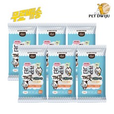 에티펫 눈귀입 깨끗 도톰한 물티슈 40매x6개 강아지 고양이 티슈, 6개