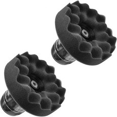 2 PCS 타이어 샤인 어플리케이터 인체공학적 손잡이가 있는 재사용 가능한 플로우 드레싱 패드 대부분의 샤인을 적용하기에 적합한 스트릭 프리 자동차 디테일 도구