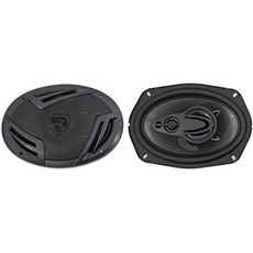 Rockville RV69.4A 6x22.9cm 4웨이 카 스피커 1000W 4옴 베이스 CEA 폴리프로필렌 우퍼 부틸 고무 서라운드 오디오