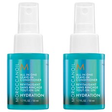 모로칸오일 올 인 원 리브-인 컨디셔너, 2개, 50ml
