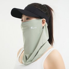 夏季防曬面罩女戶外騎行防紫外線薄款錦綸冰絲遮全臉面紗防曬臉罩