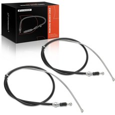 A프리미엄 후면 운전석 및 조수석 주차 브레이크 케이블 어셈블리 폭스바겐 모델과 호환 제타 20002005 시티 20072009 골프 비틀 2개 세트, Rear Left and Right