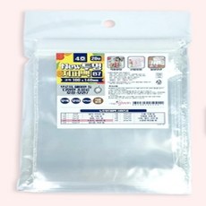 완자스토어 투명지퍼백 100x140mm 20매 일회용지퍼백