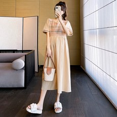 임산부 하객 원피스 태교여행 임부복 M-XXL