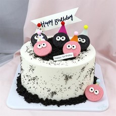 모형 케이크 생일 소품 파티용품 촬영용 샘플 스튜디오 케잌 클레이, 6인치, 유백색 H24